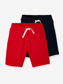 -2er-Pack Jungen Sweat-Shorts BASIC Oeko-Tex, Bundweite verstellbar