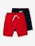 2er-Pack Jungen Sweat-Shorts BASIC Oeko-Tex, Bundweite verstellbar nachtblau+blau+rot+nachtblau+schwarz+grau meliert 7