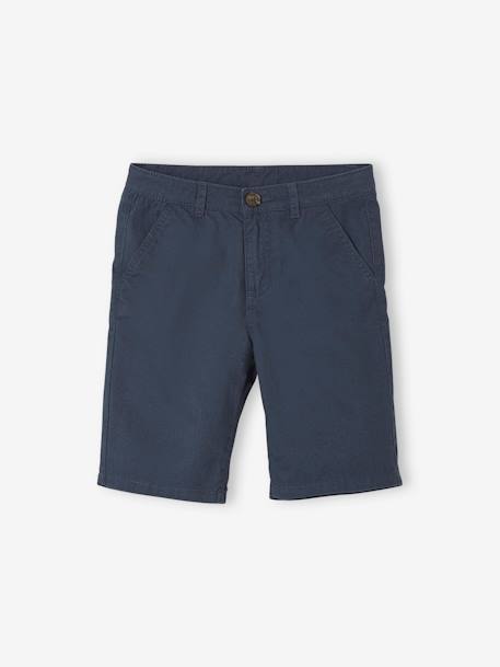 Jungen Chino-Shorts Oeko-Tex, Bundweite verstellbar beige+blau+graublau+grün+rot 8