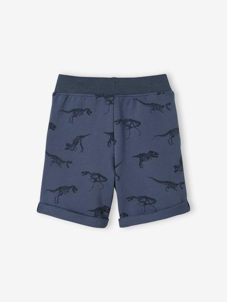 Jungen Sweat-Shorts - dunkelblau bedruckt dinos - 3