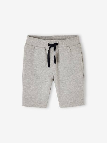 2er-Pack Jungen Sweat-Shorts BASIC Oeko-Tex, Bundweite verstellbar nachtblau+blau+rot+nachtblau+schwarz+grau meliert 18