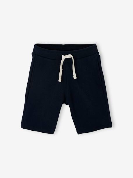 2er-Pack Jungen Sweat-Shorts BASIC Oeko-Tex nachtblau+blau+rot+nachtblau+schwarz+grau meliert 12