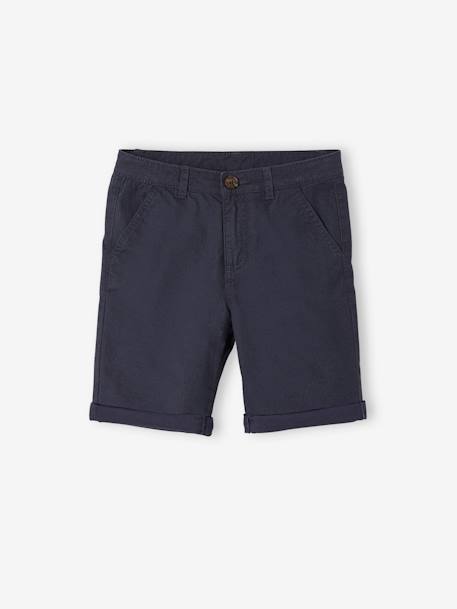 Jungen Chino-Shorts Oeko-Tex, Bundweite verstellbar beige+blau+graublau+grün+rot 9