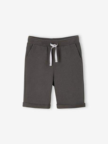 Jungen Bermudas, Sweatware BASIC Oeko-Tex - anthrazit+braun+dunkelblau+petrol - 1