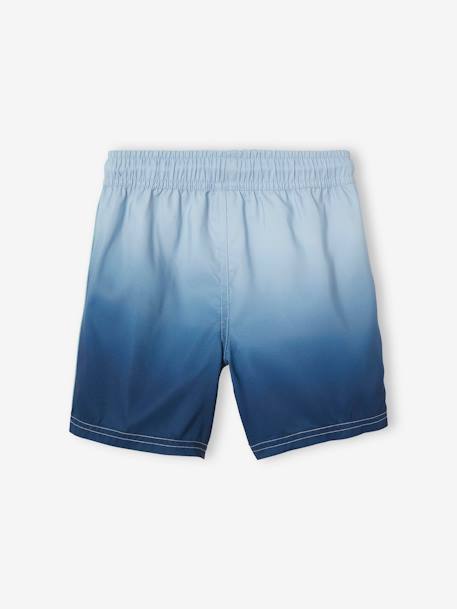 Jungen Badeshorts, Batik-Optik Oeko Tex - jeansblau bedruckt - 5