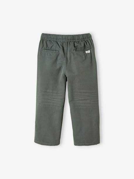 Die UNVERWÜSTLICHE, robuste Jungen Hose zum Krempeln dunkelkhaki+nachtblau 3