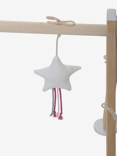 Baby Spielbogen WOLKE UND STERNE, Holz FSC® natur+rosa 16