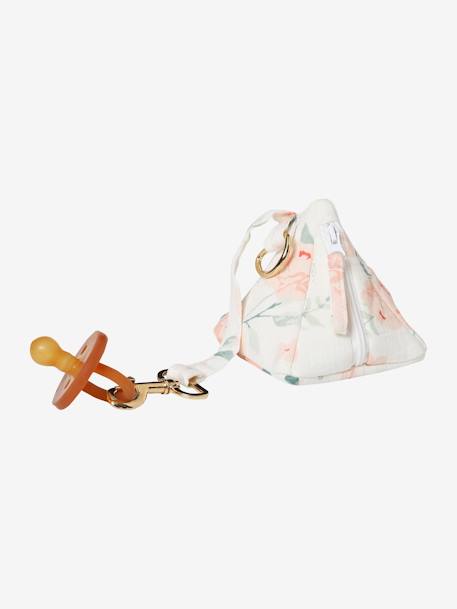 Baby Schnullertasche aus Musselin - zartrosa - 2