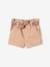 Mädchen Baby Shorts mit Stoffgürtel - beige - 2