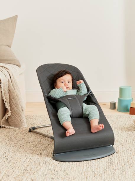 Ergonomische Babywippe BLISS BABYBJÖRN - anthrazit+anthrazit+nachtblau - 7