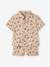 Jungen Baby-Set: Hemd & Shorts taupe bedruckt 2