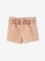 Mädchen Baby Shorts mit Stoffgürtel beige 3