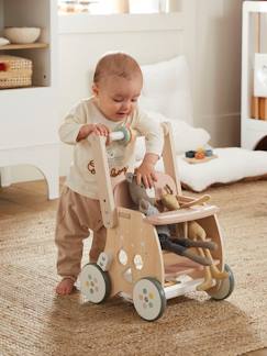 -Lauflernwagen mit Puppensitz, Holz FSC®