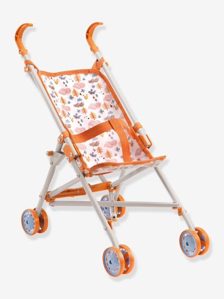 Puppenbuggy DJECO orange+rosa 1