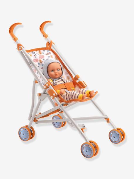 Puppenbuggy DJECO orange+rosa 2