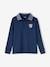 Jungen Poloshirt, 2-in-1-Look, personalisierbar - marine - 1