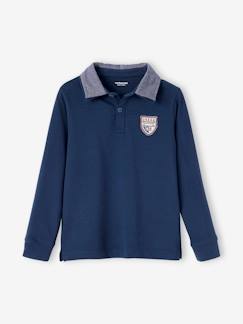 Jungen Poloshirt, 2-in-1-Look, personalisierbar  [numero-image]