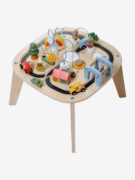 Baby Activity-Tisch mit Autos, Holz FSC® beige 5