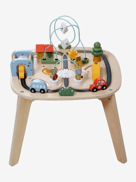 Baby Activity-Tisch mit Autos, Holz FSC® beige 9