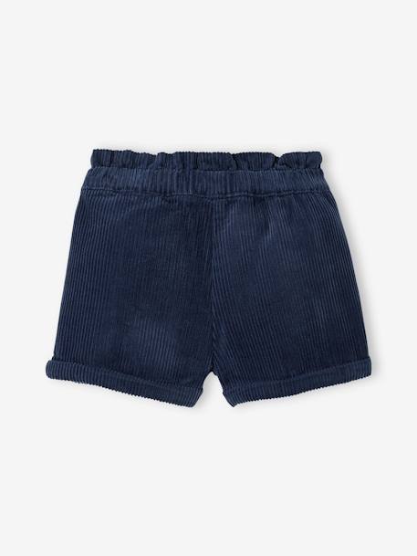 Mädchen Baby Cord-Shorts - karamell+marine - 8