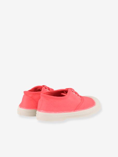 Kinder Stoffschuhe mit Schnürung BENSIMON rosa 2