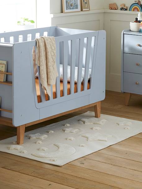 Kinderzimmer-Teppich LUNA, Mond & Sterne beige 2