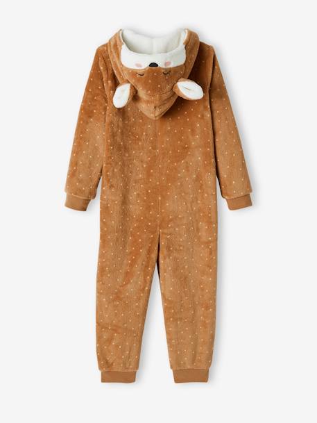 Mädchen Overall/Onesie FUCHS hellbraun 3