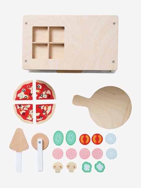 Kinder Pizzaofen, Holz FSC® beige 3