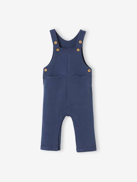 Jungen Baby Latzhose aus Sweatware Oeko-Tex - dunkelgrau meliert+grün+marine - 11