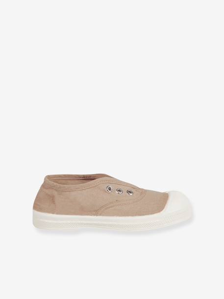 Kinder Stoffschuhe mit Gummizug ELLY BENSIMON Oeko-Tex - beige+blau+khaki+marine - 1