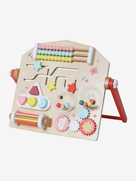 Kinder Activity-Board, Holz FSC® MIX - beige+mehrfarbig - 3