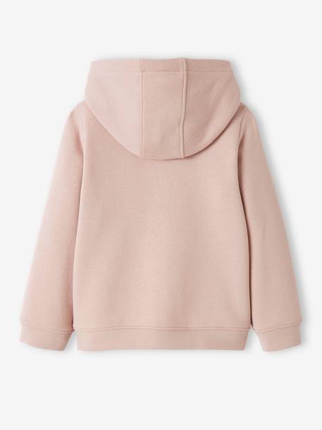 Mädchen Kapuzensweatjacke, Sport BASIC Oeko-Tex blau+rosa 11