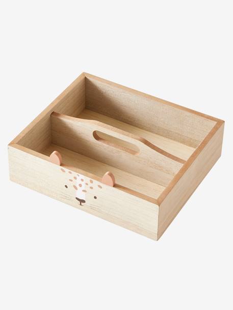 Kinder Stiftebox aus Holz natur 3