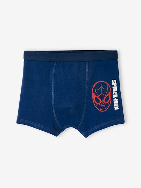 3er-Pack Jungen Boxershorts MARVEL SPIDERMAN Oeko-Tex - marine/grau meliert - 2