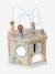 Sechseckiges Activity-Center, Holz FSC® beige 6