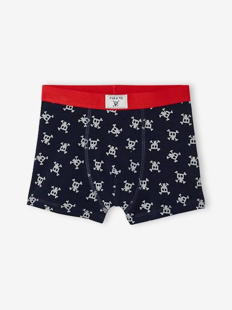 5er-Pack Jungen Boxershorts, Piraten Oeko-Tex - pack marine/rot - 6