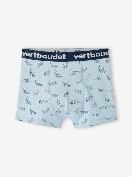 5er-Pack Jungen Boxershorts, Haie Oeko-Tex pack blau 6