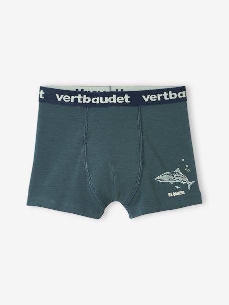 5er-Pack Jungen Boxershorts, Haie Oeko-Tex pack blau 4