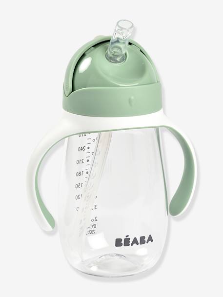 Baby Trinklernbecher mit Trinkhalm BEABA, 300 ml - blau+grün - 5