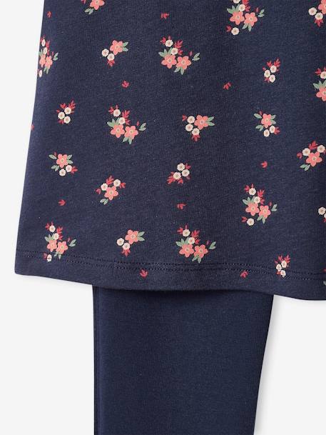 2er-Pack Mädchen Nachthemden mit Leggings, Blumen Oeko-Tex pack rosa/blau 11