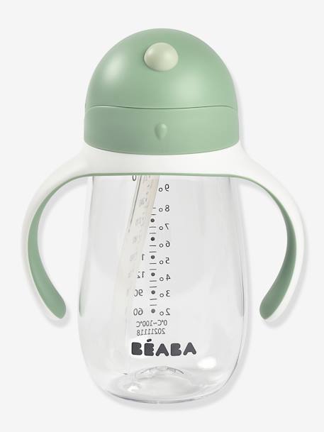 Baby Trinklernbecher mit Trinkhalm BEABA, 300 ml - blau+grün+rosa - 6
