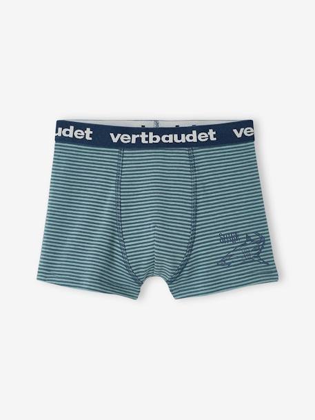 5er-Pack Jungen Boxershorts, Haie Oeko-Tex pack blau 5