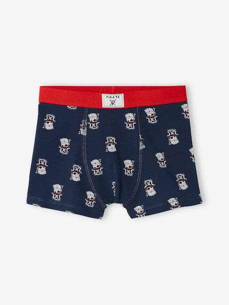 5er-Pack Jungen Boxershorts, Piraten Oeko-Tex pack marine/rot 2