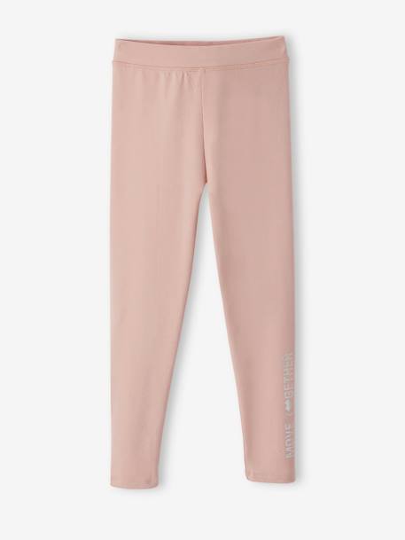 Mädchen Sportleggings BASIC - rosa - 1