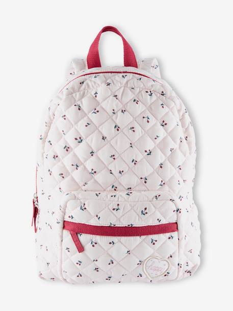 Mädchen Schulrucksack, Kirschen - rosa bedruckt - 2