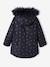 Mädchen Winterjacke mit Recycling-Polyester - dark blue+dunkelbraun - 3