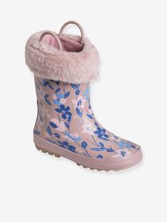 Kinderschuhe-Mädchenschuhe-Stiefel-Mädchen Gummistiefel, Anziehtrick