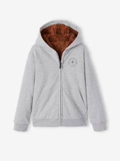 Jungen Kapuzensweatjacke, Teddyfleece-Futter  [numero-image]