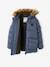 Jungen Jacke & Handschuhe mit Recyclingmaterial blau+braun 2