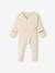 Baby-Set: Overall & Mütze, Rippenjersey sand 3